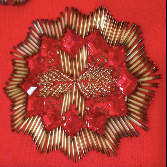 Vintage Lambswool Angora Beaded Sequin Embellished Cocktail Sweater - Picture 2 of 7